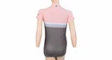 Maillot de cyclisme pour femme Sensor  Cyklo Summer Stripe Grey/Pink