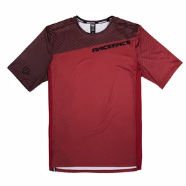 Maillot de cyclisme pour homme Race Face INDY SS Dark Red