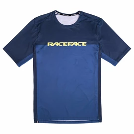 Maillot de cyclisme pour homme Race Face INDY SS Navy