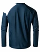 Maillot de cyclisme pour homme VAUDE  Moab VI Longsleeve Dark sea