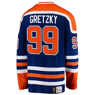 Maillot pour homme Fanatics Breakaway Jersey NHL Vintage Edmonton Oilers Wayne Gretzky 99  S