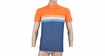 Maillot pour homme Sensor  Cyklo Summer Stripe Blue/Orange