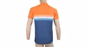 Maillot pour homme Sensor  Cyklo Summer Stripe Blue/Orange