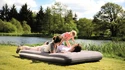 Matelas gonflable Easy Camp  Flock Double Black & Grey