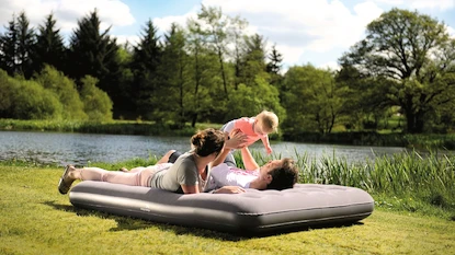 Matelas gonflable Easy Camp  Flock Double Black & Grey