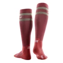 Mi-bas de compression pour femme CEP  80s Hiking Berry/Sand