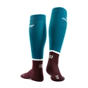 Mi-bas de compression pour homme CEP  4.0 Petrol/Dark Red