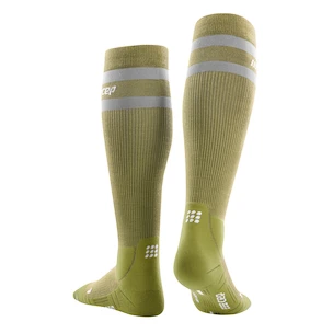 Mi-bas de compression pour homme CEP  80s Hiking Olive/Grey