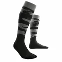 Mi-bas de compression pour homme CEP Camocloud Black/Grey