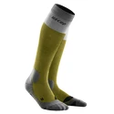 Mi-bas de compression pour homme CEP Hiking Light Merino Olive/Grey