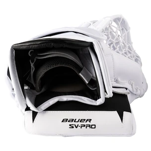 Mitaine de gardien de but Bauer  SV-PRO White/Black Senior main gauche (regular)
