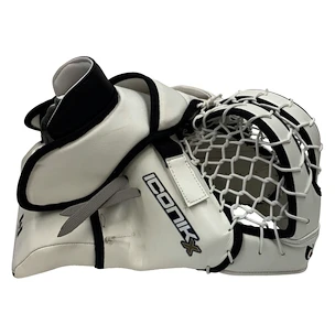 Mitaine de gardien de but BRIAN'S Iconik X White/Black/Red Junior