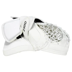 Mitaine de gardien de but CCM Axis 2 white/white/white/white Senior main gauche (regular)