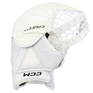 Mitaine de gardien de but CCM Eflex 6.9 White Senior