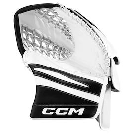 Mitaine de gardien de but CCM Eflex 7.5 White/Black Senior