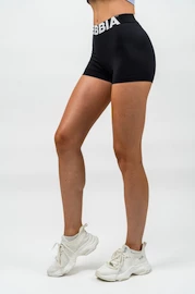 Nebbia Short de fitness taille haute pour femmes GLUTE PUMP Noir