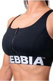 Nebbia Smart soutien-gorge de sport zippé noir