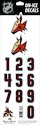 Numéros de casque Sportstape  ALL IN ONE HELMET DECALS - ARIZONA COYOTES