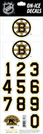 Numéros de casque Sportstape ALL IN ONE HELMET DECALS - BOSTON BRUINS