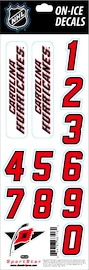 Numéros de casque Sportstape ALL IN ONE HELMET DECALS - CAROLINA HURRICANES