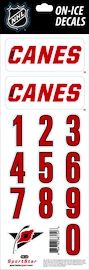 Numéros de casque Sportstape ALL IN ONE HELMET DECALS - CAROLINA HURRICANES