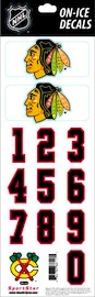 Numéros de casque Sportstape ALL IN ONE HELMET DECALS - CHICAGO BLACKHAWKS