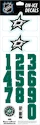 Numéros de casque Sportstape  ALL IN ONE HELMET DECALS - DALLAS STARS