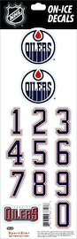 Numéros de casque Sportstape ALL IN ONE HELMET DECALS - EDMONTON OILERS