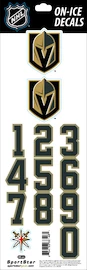 Numéros de casque Sportstape ALL IN ONE HELMET DECALS - LAS VEGAS GOLDEN KNIGHTS