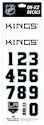 Numéros de casque Sportstape  ALL IN ONE HELMET DECALS - LOS ANGELES KINGS