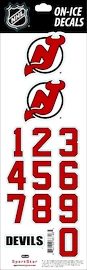 Numéros de casque Sportstape ALL IN ONE HELMET DECALS - NEW JERSEY DEVILS