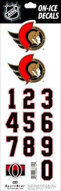 Numéros de casque Sportstape ALL IN ONE HELMET DECALS - OTTAWA SENATORS