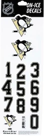 Numéros de casque Sportstape ALL IN ONE HELMET DECALS - PITTSBURGH PENGUINS