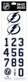 Numéros de casque Sportstape ALL IN ONE HELMET DECALS - TAMPA BAY LIGHTENING