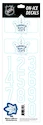 Numéros de casque Sportstape  ALL IN ONE HELMET DECALS - TORONTO MAPLE LEAFS - DARK HELMET