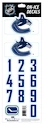 Numéros de casque Sportstape  ALL IN ONE HELMET DECALS - VANCOUVER CANUCKS