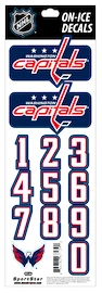 Numéros de casque Sportstape ALL IN ONE HELMET DECALS - WASHINGTON CAPITALS - DARK HELMET