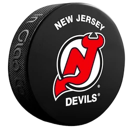 Palet de hockey Inglasco Inc. Logo Blister New Jersey Devils