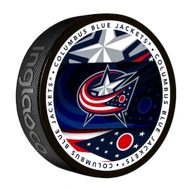 Palet de hockey Inglasco Inc. Medallion Blister Columbus Blue Jackets