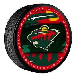 Palet de hockey Inglasco Inc. Medallion Blister Minnesota Wild