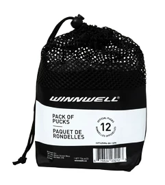 Palet de hockey WinnWell Black official (6 pcs)
