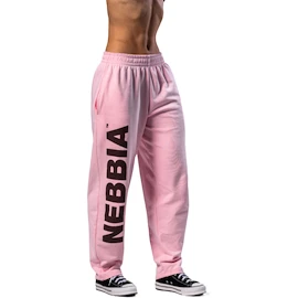 Pantalon de survêtement pour femme Nebbia STRONG BEAUTY Loose-Fit Baggy Pants BOYFRIEND STYLE 432 pink