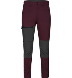 Pantalon pour femme Haglöfs Lite Slim Dark Red/Grey