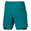 Pantalon pour homme Mizuno  Core 7.5 2in1 Short/Harbor Blue