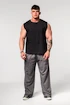 Pantalons de survêtement pour homme Nebbia  Washed-off Gym Sweatpants NO SHORTCUTS 372 Light Grey