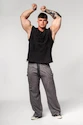 Pantalons de survêtement pour homme Nebbia  Washed-off Gym Sweatpants NO SHORTCUTS 372 Light Grey