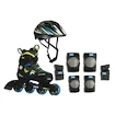 Patins à roulettes pour enfant Fila  J-One Boy Combo 3-Set Blue/Lime