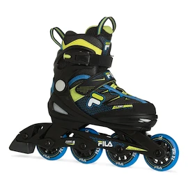 Patins à roulettes pour enfant Fila J-One Boy Combo 3-Set Blue/Lime