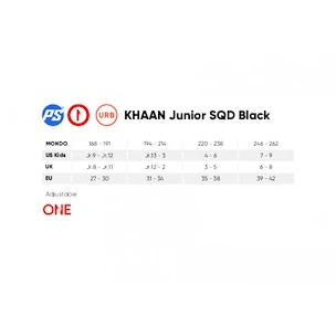 Patins à roulettes pour enfant Powerslide  Khaan Junior SQD Black