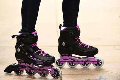 Patins à roulettes pour femme Fila  Madame Houdini Black/Violet